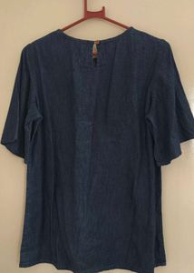 Blue Denim Style Top