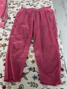 Pink Embroidered Kurta Set