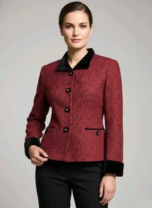 Imported Elegant Red Women's Blazer