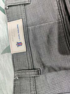 Mens Gray Slim Fit Chinos