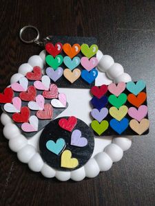 Heart Decor - Keychain & fridge magnet