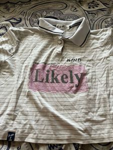 Striped Graphic Polo Shirt