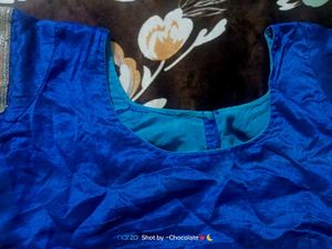 Elegant Blue Saree