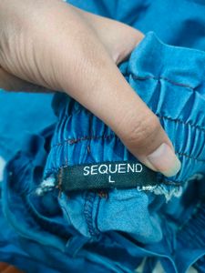 Fancy Blue Straight Trouser 💙