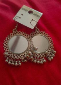 Oxidised Silver EARRING
