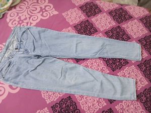 Black And Blue Denim Jeans