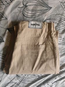 Khaki Vintage Casual Pants