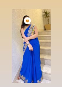 Blue Elegant Saree