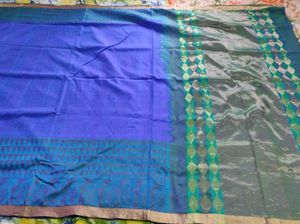 Blue uppada silk Saree