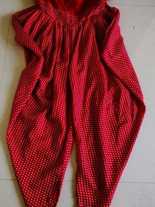 Red Polka Dhothi Pant❤️🌹