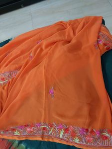 Kashmiri Work Saree