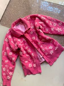 Floral Knit Cardigan