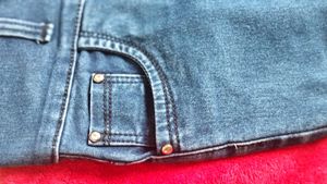 High Waisted Denim Jeans