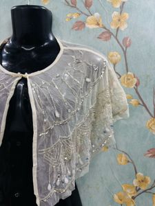 Vintage Heavily Beaded Pooncho