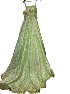 Elegant Green Party Dress