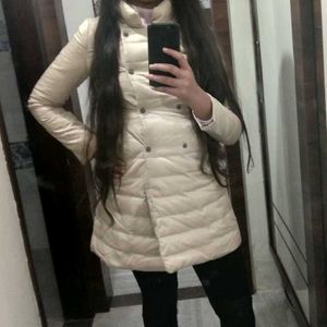 Elegant Beige Padded Jacket