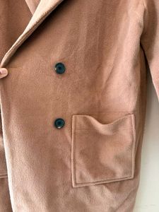 Tan Wool Blend Coat