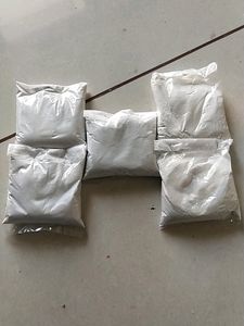 5pc White Color Rangoli