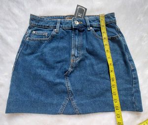 Denim Mini Skirt