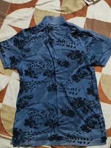 Floral Print Polo Shirt