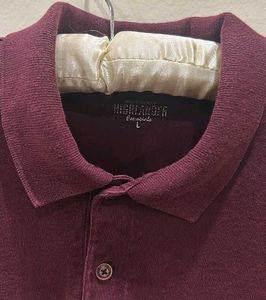 Polo MAROON T shirt