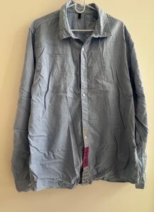 Blue Button-Down Shirt