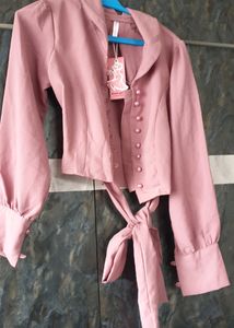 Pink Crop Top