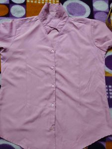 Pink Button-Down Shirt