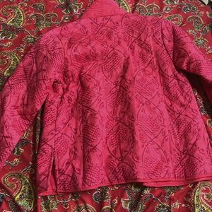 Pink Quilted Jacket