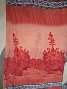 New Daily Wear Orange Saree
