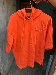Orange POLHAM brand  Graphic Hoodie