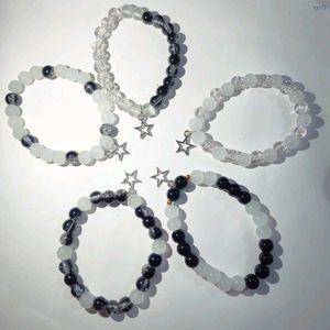 Star Charm Beaded Bracelet Set
