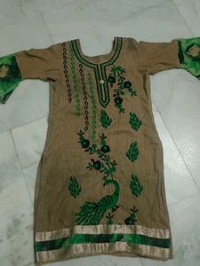 Embroidery Cotton Kurti