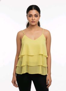 Yellow Layered Cami Top