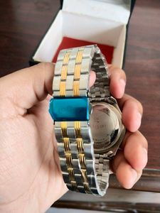 Rare Aigor Two Tone Men&#39;s Wrist Watch