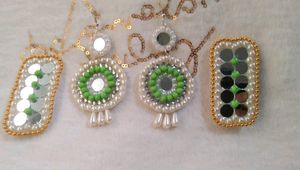Hair Pin And Earrings