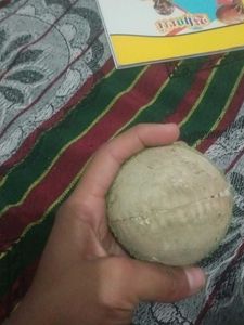 Used SG White Leather Cricket Ball – Match Quality