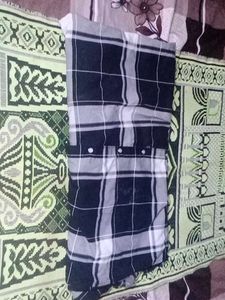 Black and White Chek Multicular Man Shirt