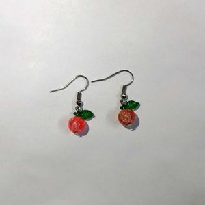 Handmade Orange Earrings