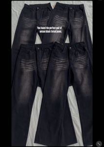 Black Wide Les Jeans