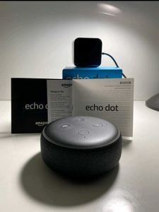Amazon Echo Dot and Wall Holder (2 items)