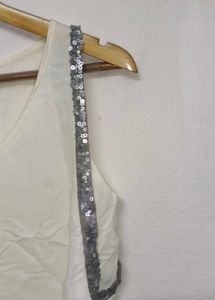 Trendy New Sequin Strap Tank