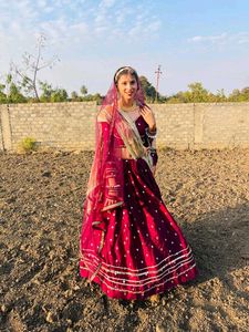 New Wine Colour Lehnga