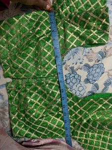 jaipuri green lehnga