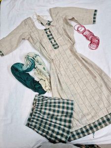 Self Made Cotton Kurta Set