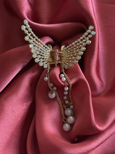 Pearl &amp; Rhinestone Hair clutchers (Set of 3)