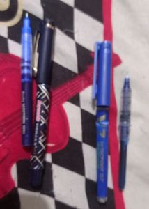 Reynolds Trimax Gold , V7 Blue Pen With Cartage