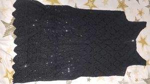 Black Kurti with Sequins