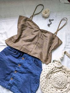 Paisley Corset Top