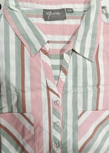 Gia Curves Striped Shirt